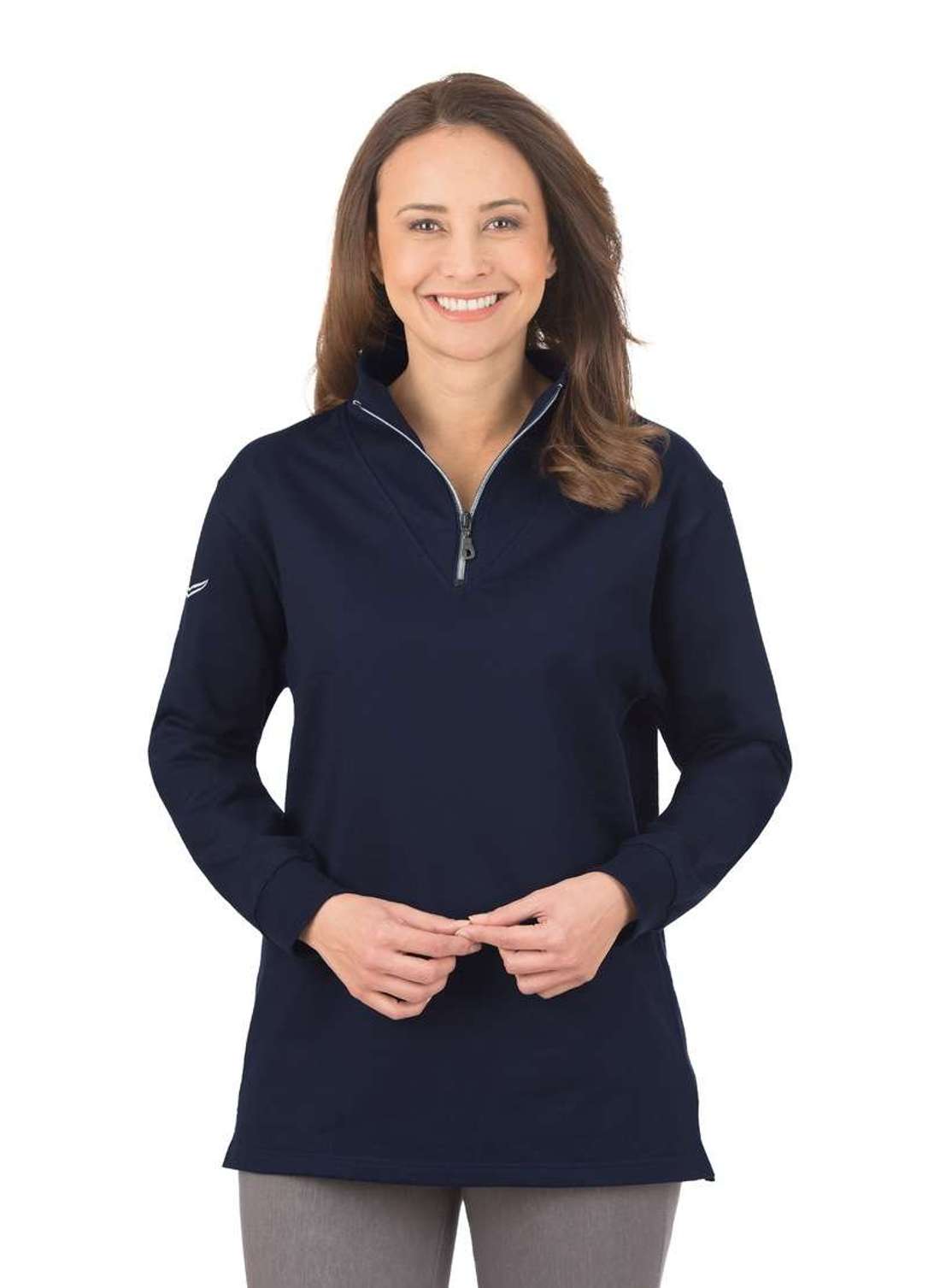 толстовка TRIGEMA Reißverschluss-Sweater