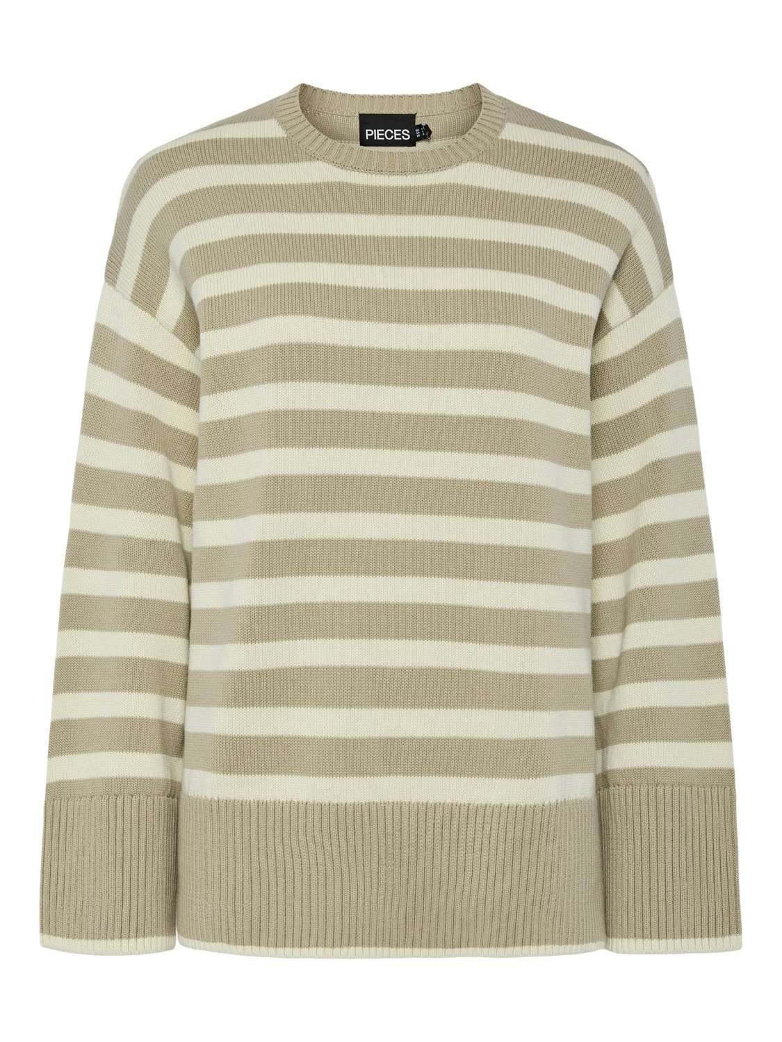 Свитер с круглым вырезом PCAVA LS O-NECK SLIT KNIT NOOS