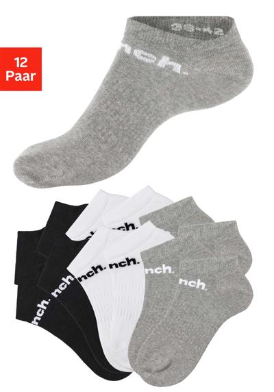 Спортивные носки (комплект, 12 пар), носки-кеды с классической надписью-логотипом