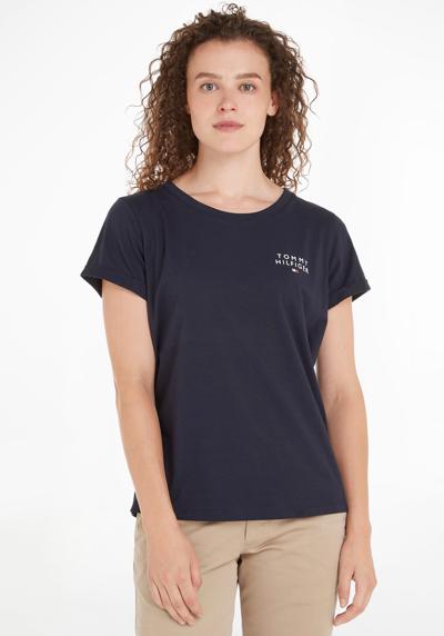 Футболка с фирменным лейблом Tommy Hilfiger SHORT SLEEVE T-SHIRT