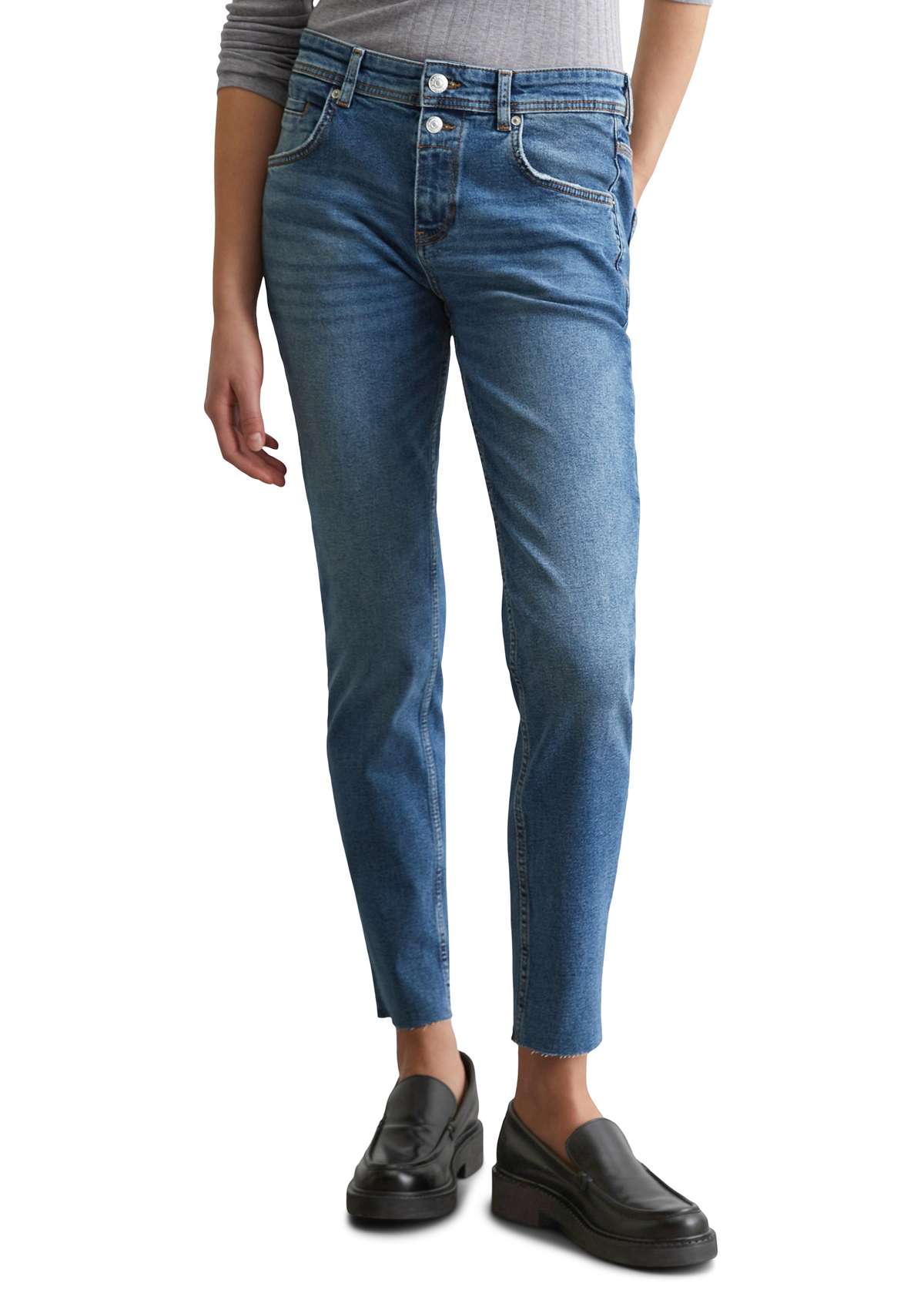 Джинсы-бойфренды aus stretchigem Organic Cotton-Mix