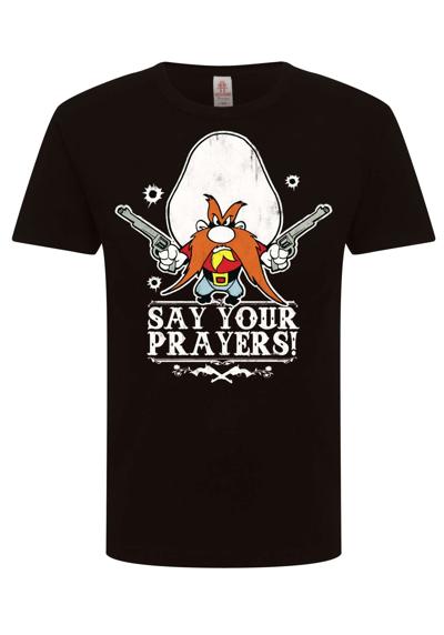 Футболка с классным принтом Looney Tunes - Yosemite - Say Your Prayers
