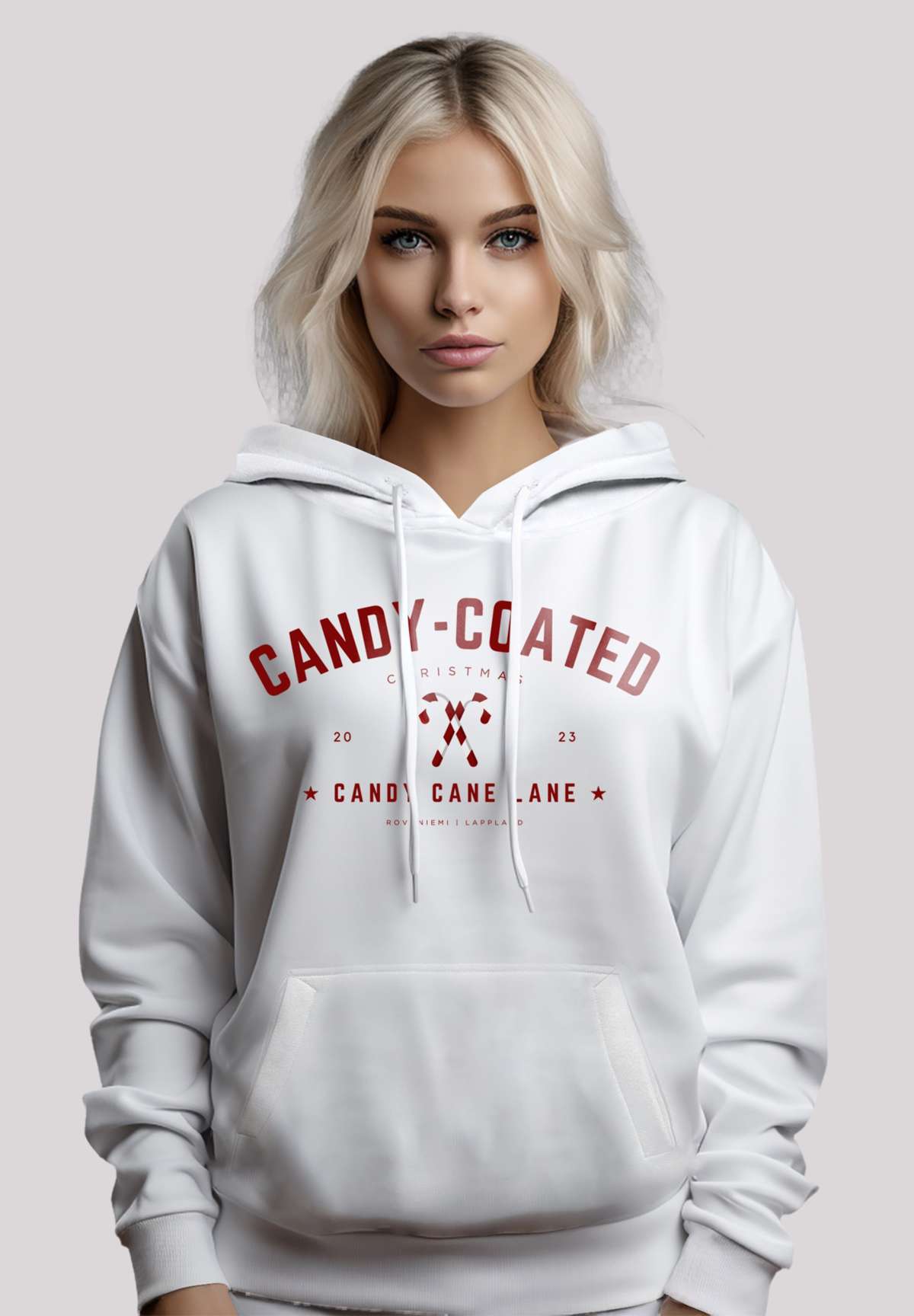 Толстовка с капюшоном Weihnachten Candy Coated Christmas