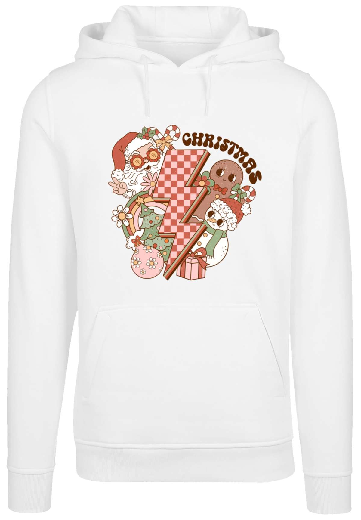 Толстовка с капюшоном Groovy Christmas Flash Cozy Vibes