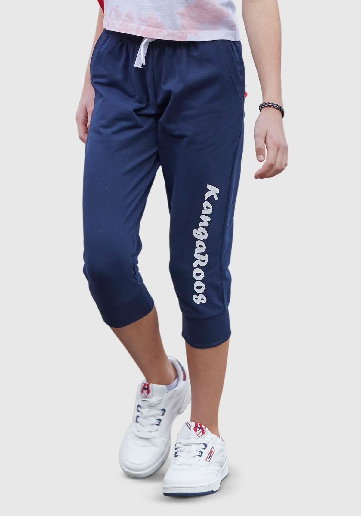 Спортивные брюки длиной 3/4 с логотипом
