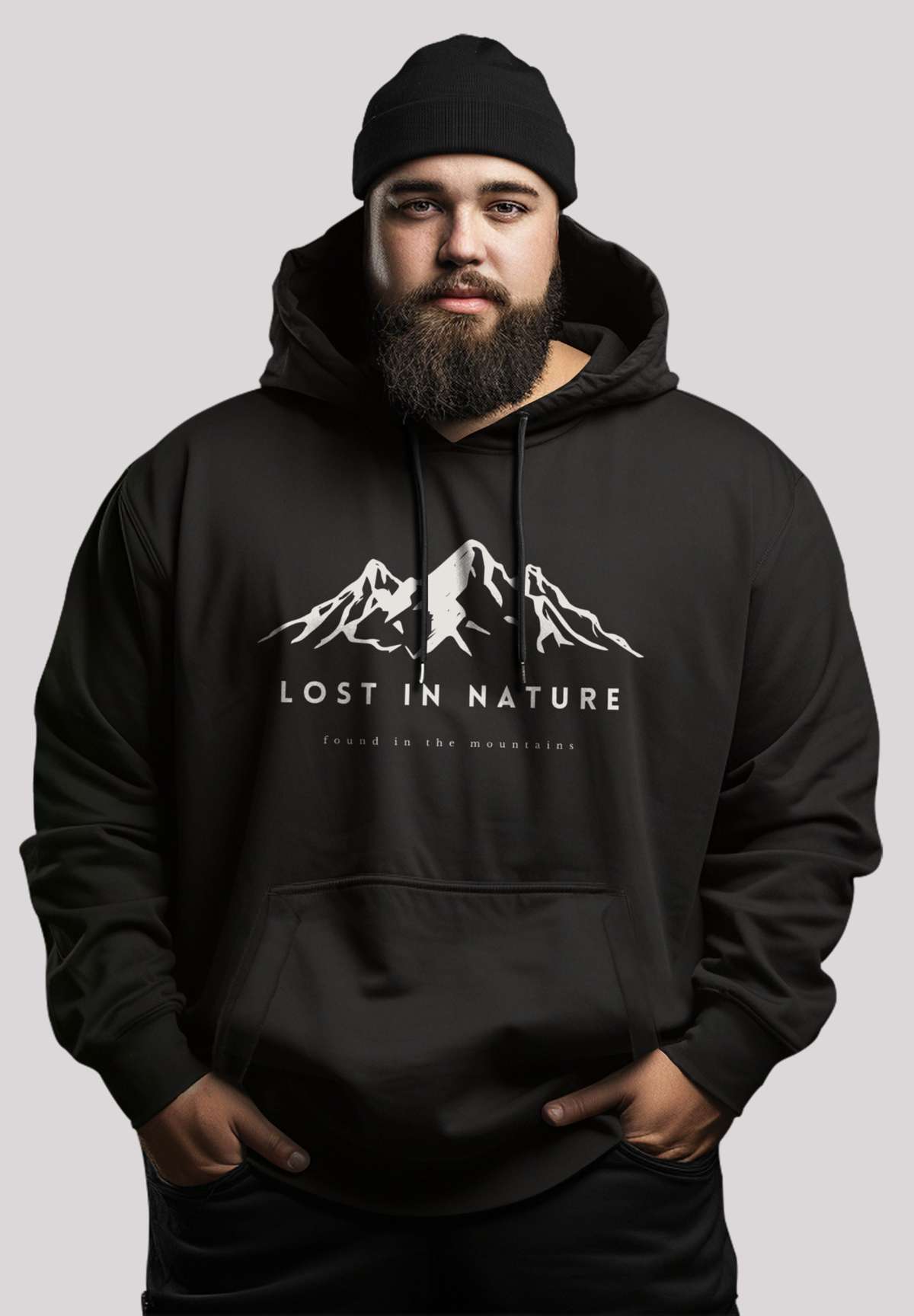 Толстовка с капюшоном Berge Natur Winter PLUSSIZE
