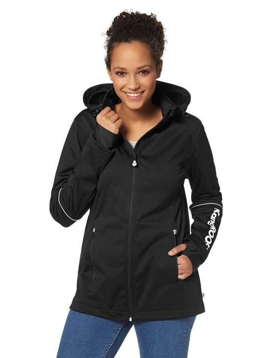 Куртка из софтшелла с капюшоном Große Größen