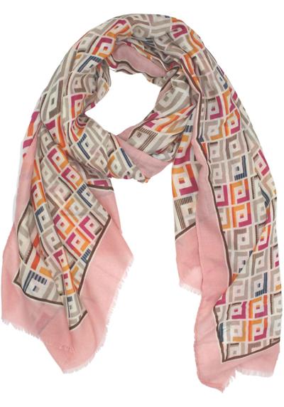 Модный шарф, графический узор