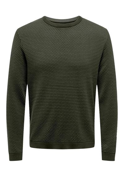Свитер с круглым вырезом ONSTAPA REG 12 STRUC LS CREW KNIT NOOS