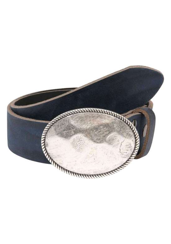 Кожаный ремень с пряжкой в винтажном стиле