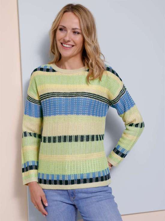 Свитер с круглым вырезом Langarm-Pullover