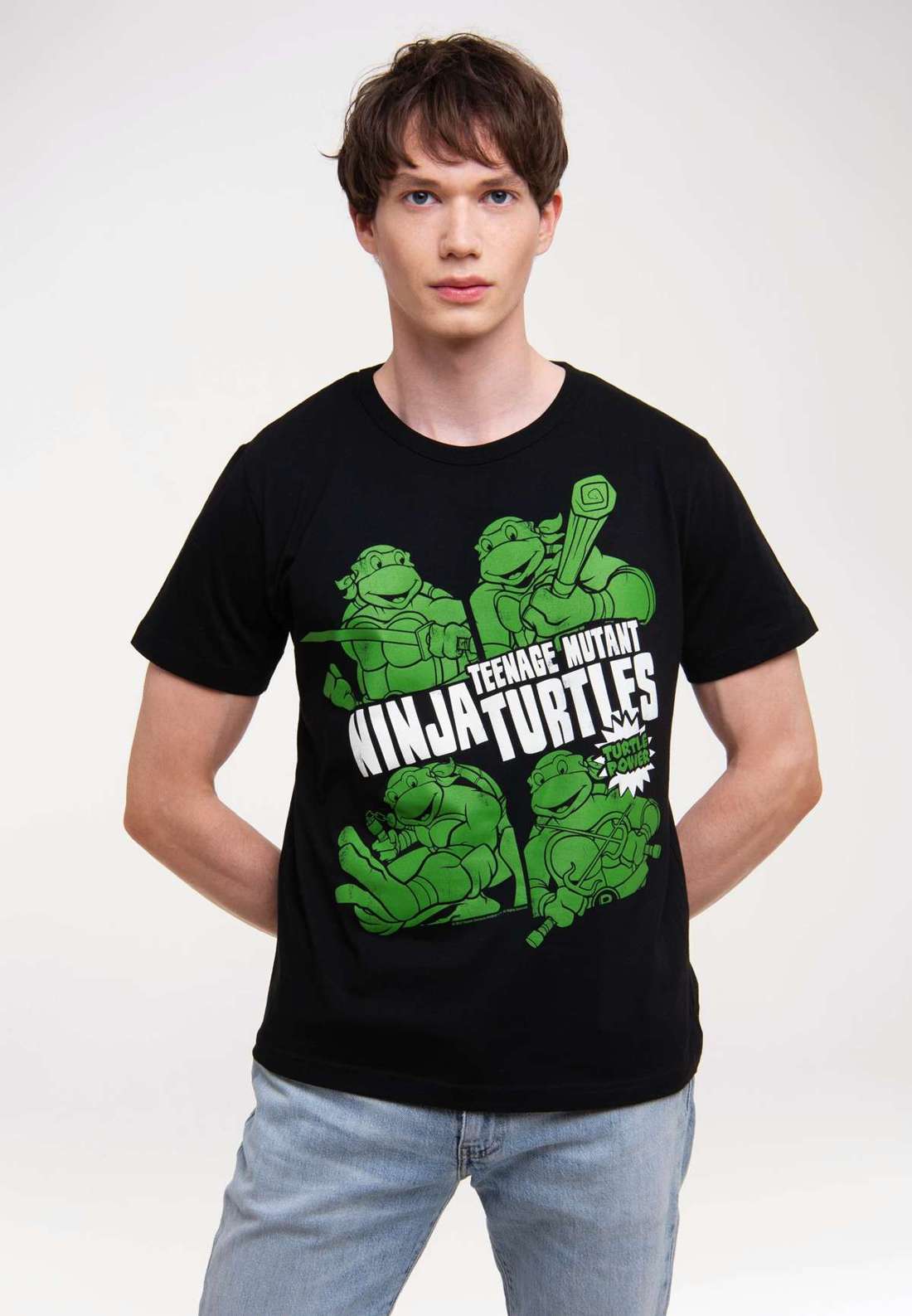 Футболка с лицензионным принтом Ninja Turtles - Turtle Power