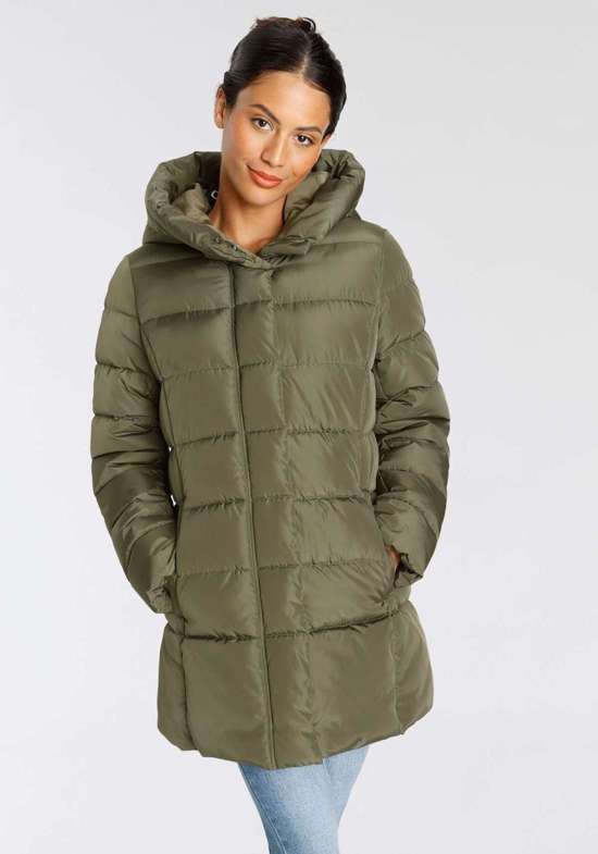 Стеганая куртка с капюшоном ONLTINA PUFFER SHORT COAT OTW
