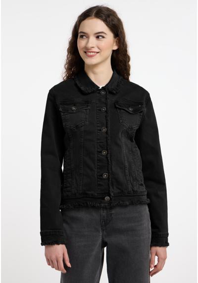 Ветровка с планкой на пуговицах Denim Jacket / Petty2