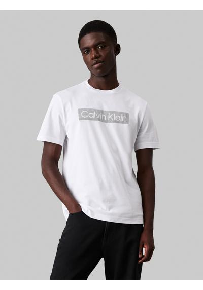 Футболка с надписью-логотипом BOX STRIPED LOGO T-SHIRT