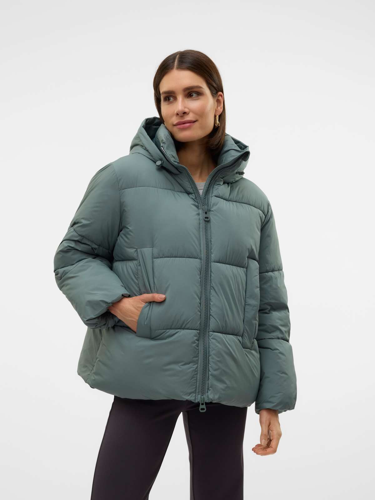 Стеганая куртка с капюшоном VMIDALINE JACKET BOO