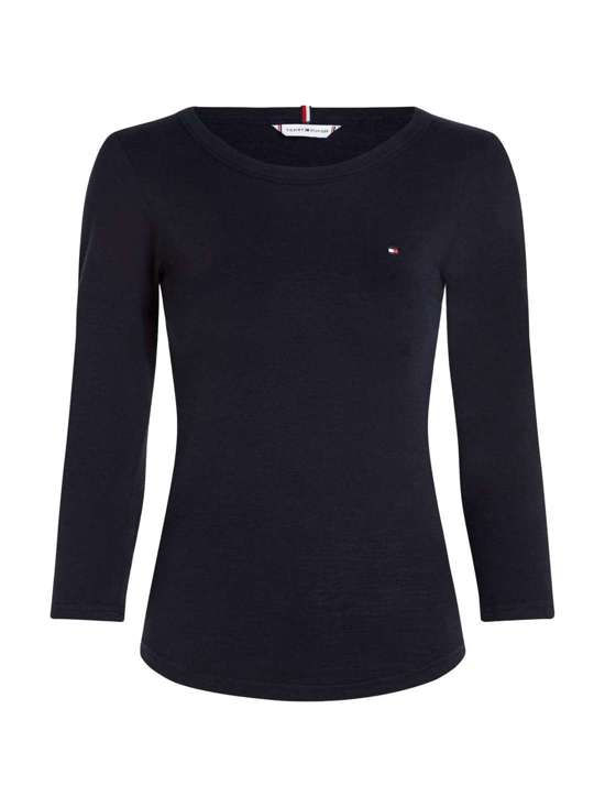 рубашка с круглым вырезом CRV 1985 SLIM SLUB OPEN 3/4 SLV