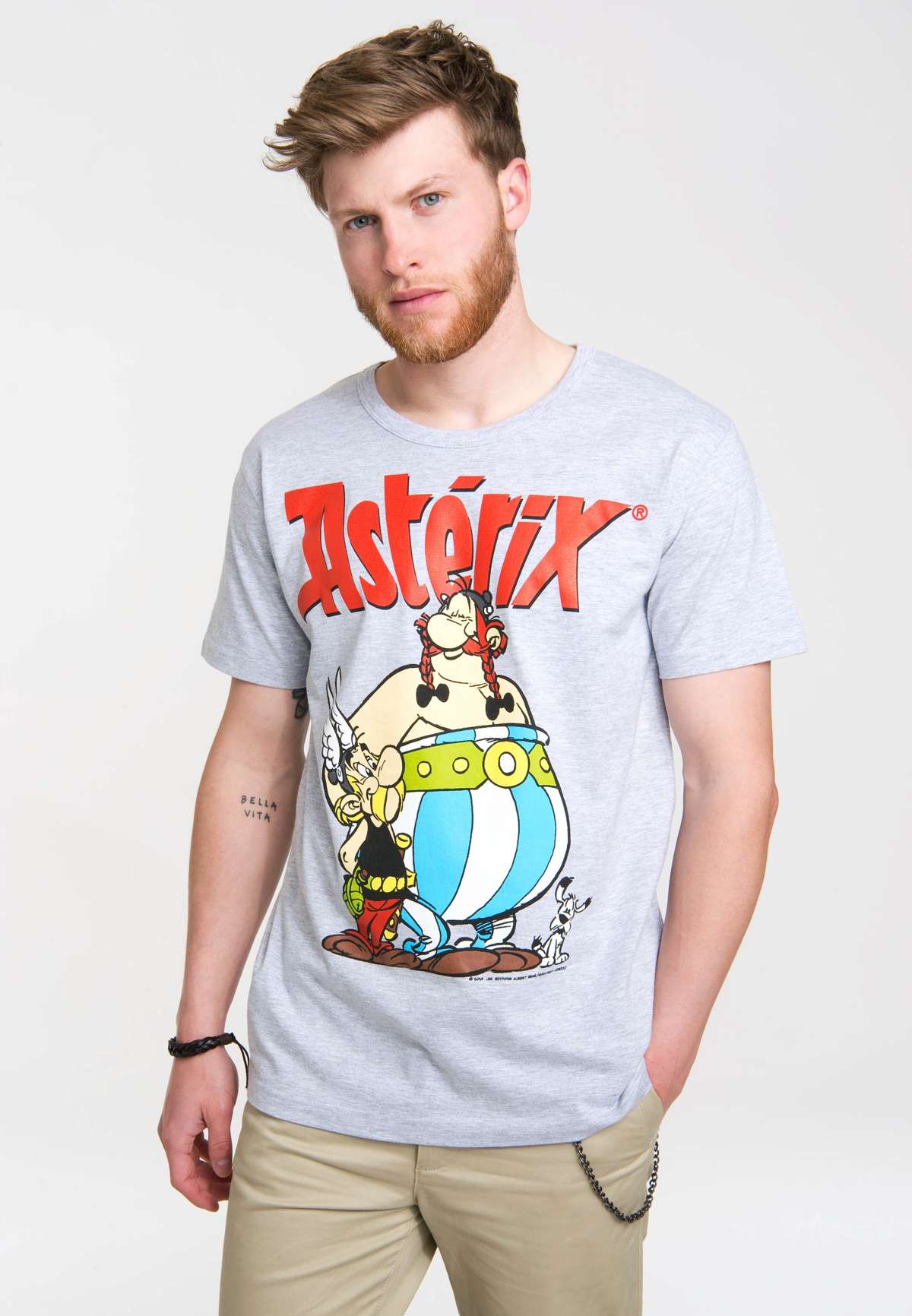 Футболка с классным ретро-принтом Asterix & Obelix