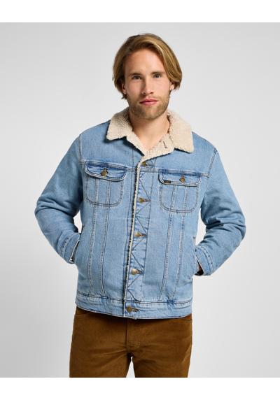 Джинсовая куртка с планкой на пуговицах SHERPA JACKET