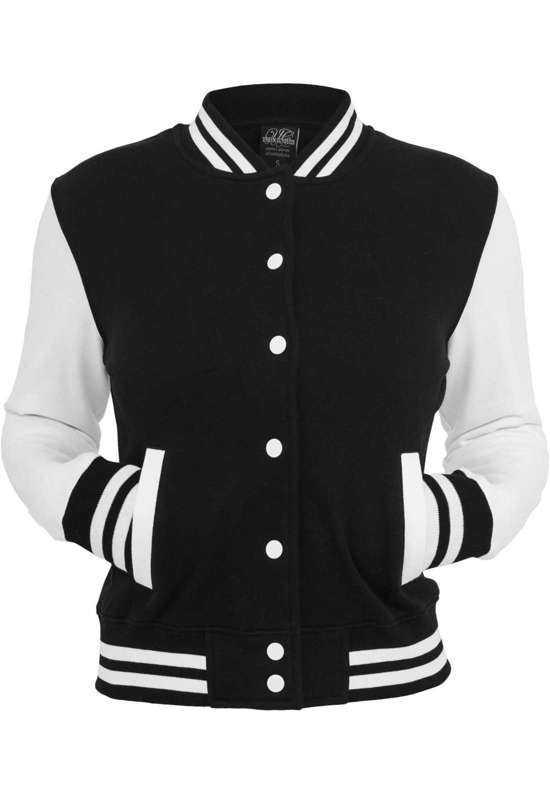 Всепогодная куртка Urban Classics Damen Ladies 2-tone College Sweatjacket