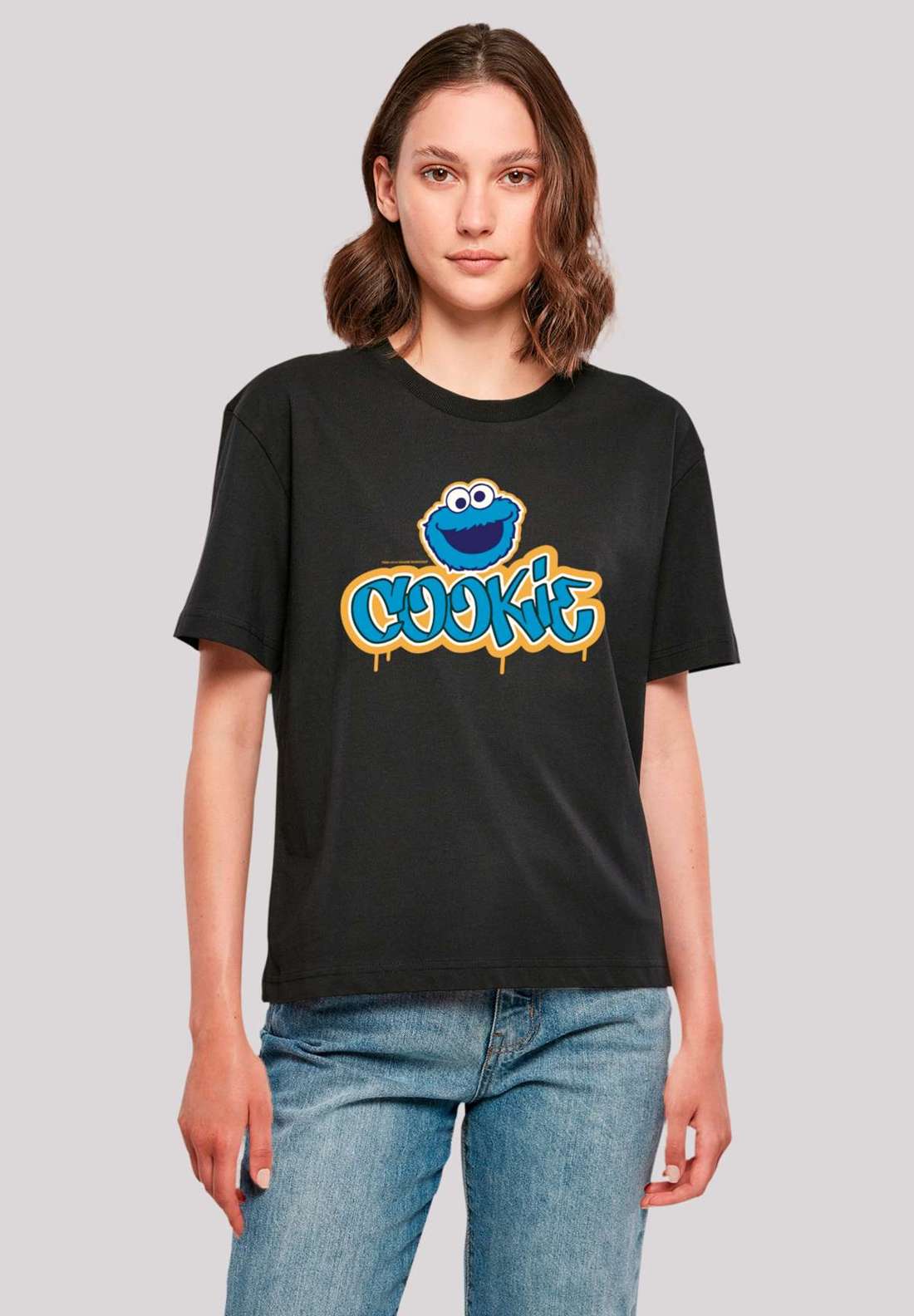 футболка Sesamstraße Cookie Graffiti Logo
