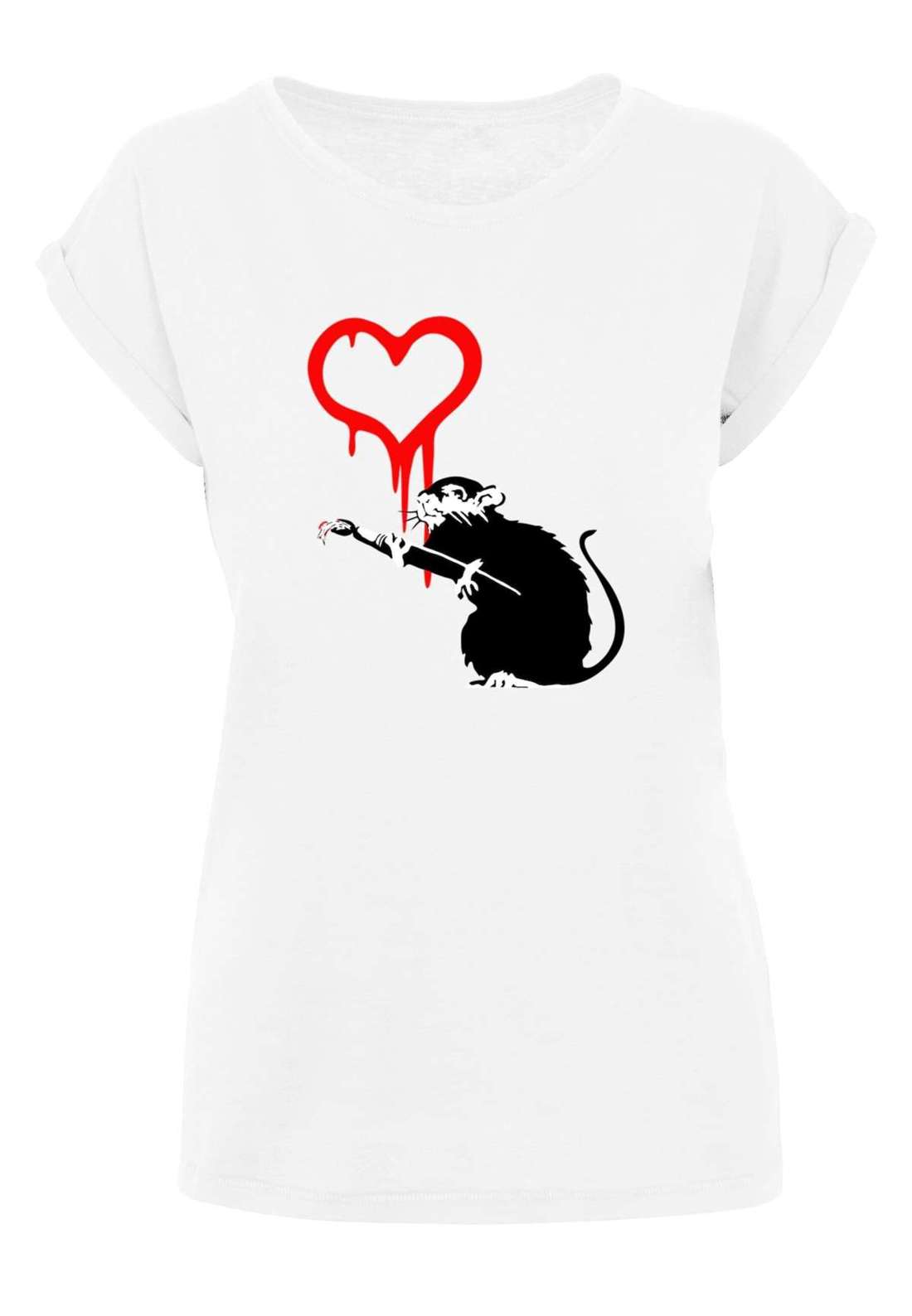 футболка Damen Ladies Love Rat T-Shirt