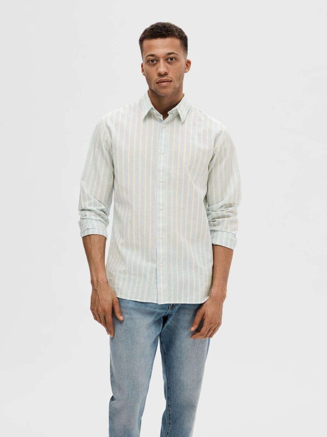 Льняная рубашка NEW-LINEN SHIRT