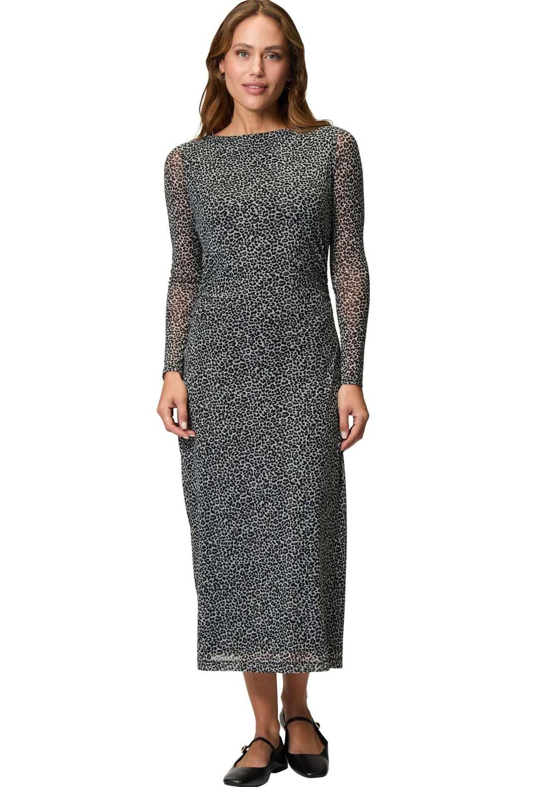 Платье макси zero Maxikleid mit Leoprint