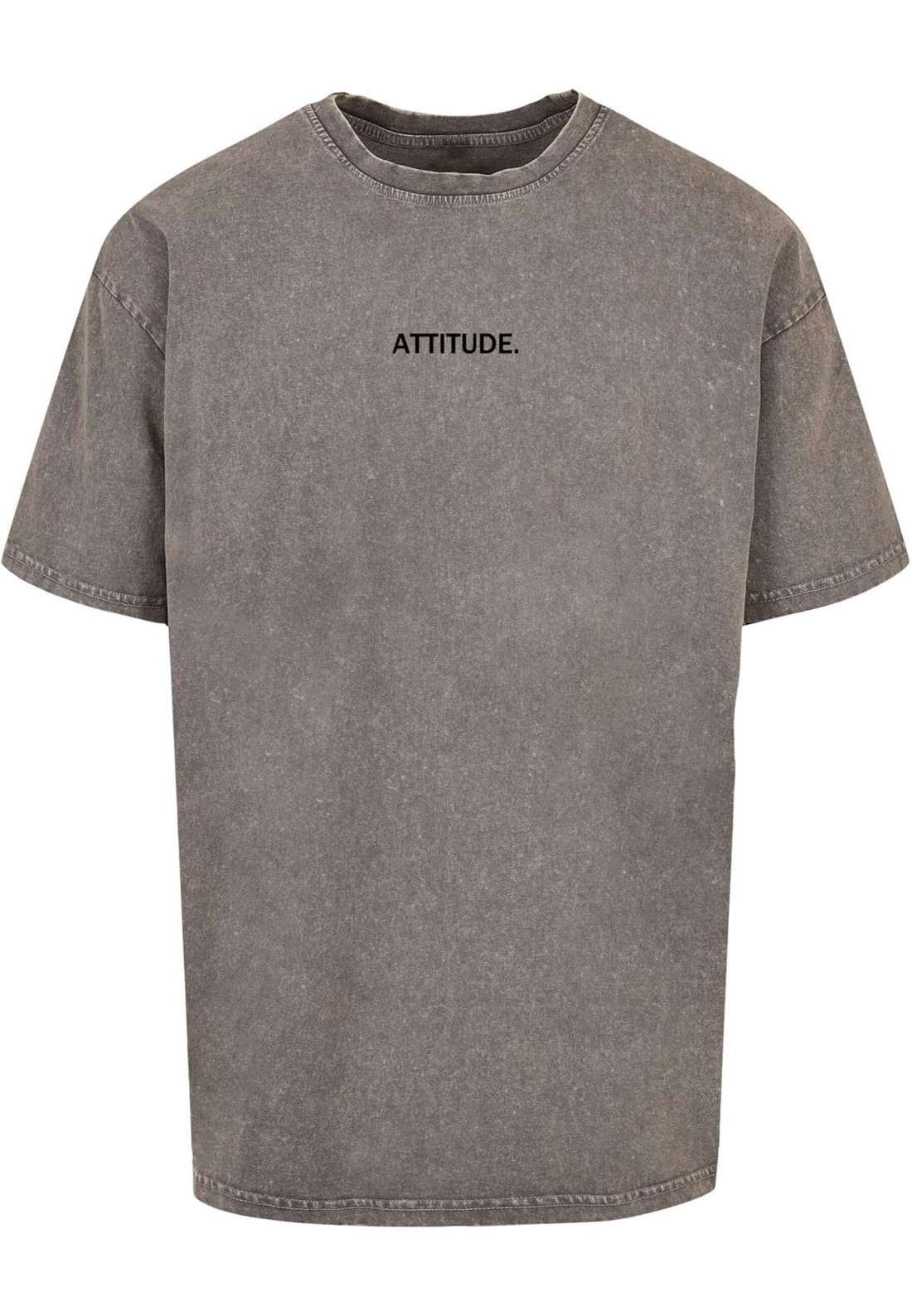футболка Herren Attitude Acid Washed Heavy Oversized Tee