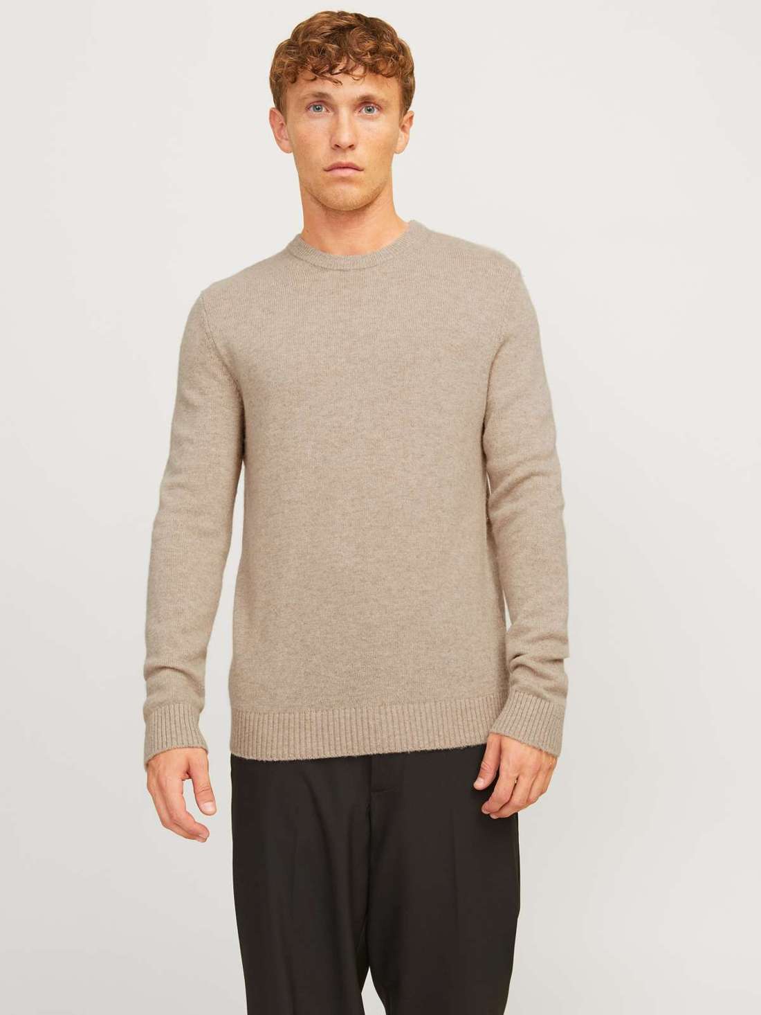 Свитер с круглым вырезом JPRCCLAMBSWOOL KNIT CREW NECK LN