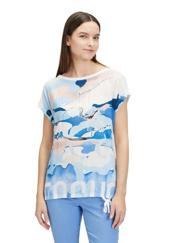 Рубашка с коротким рукавом Betty & Co Casual-Shirt mit Print