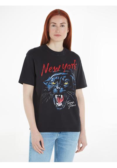 Футболка с принтом спереди TJW RLX WASHED PANTHER TEE