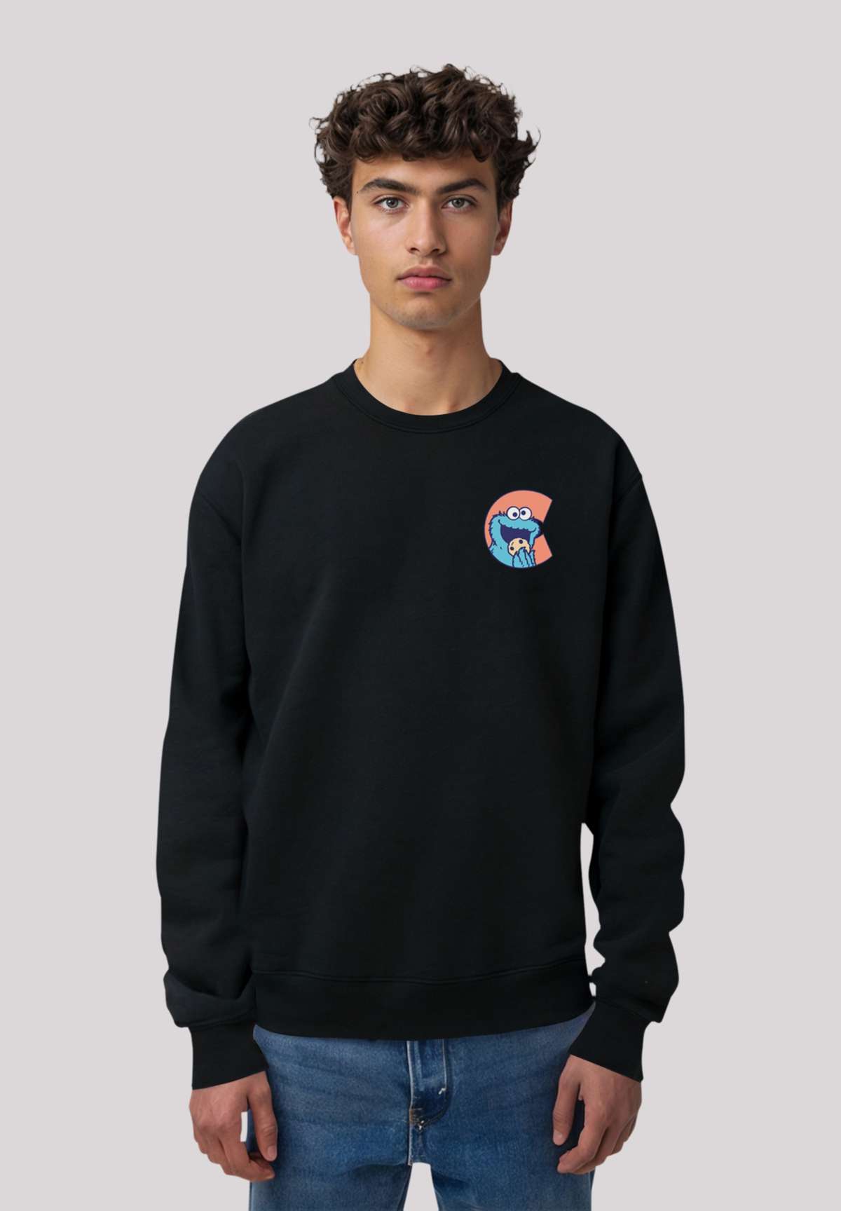 толстовка Sesamstra?e Cookie Monster `C`