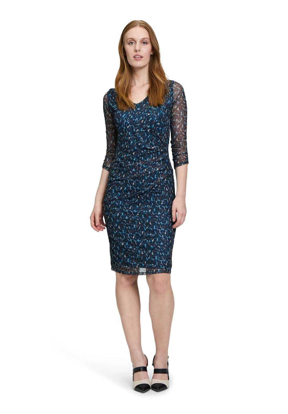 Платье с запахом Wickelkleid mit 3/4 Arm