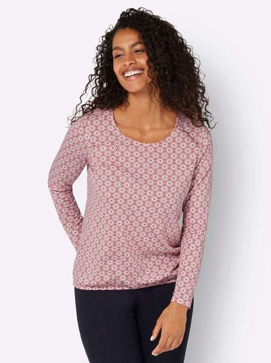 Рубашка с длинным рукавом Druck-Shirt