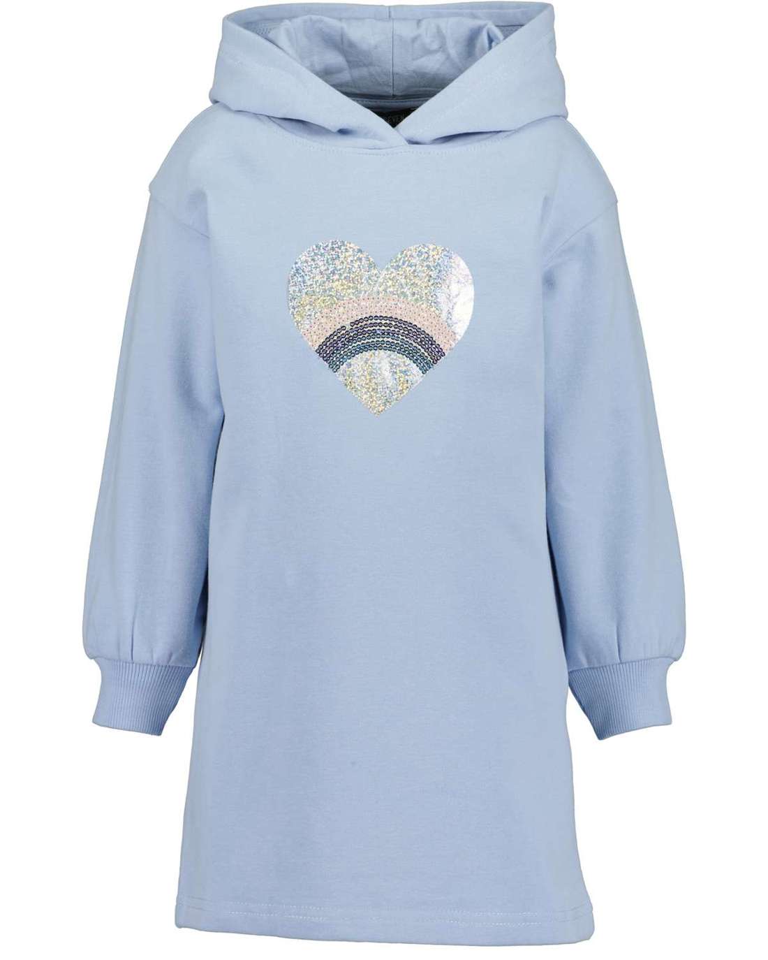 Платье из джерси Madchen Sweatkleid mit Kapuze HAPPY