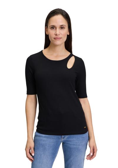 Рубашка с коротким рукавом Betty & Co Rundhals-Shirt mit Cut-Outs