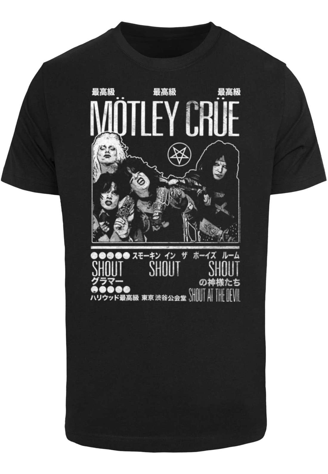 футболка Herren Motley Crue - Tokyo Shout T-Shirt Round Neck