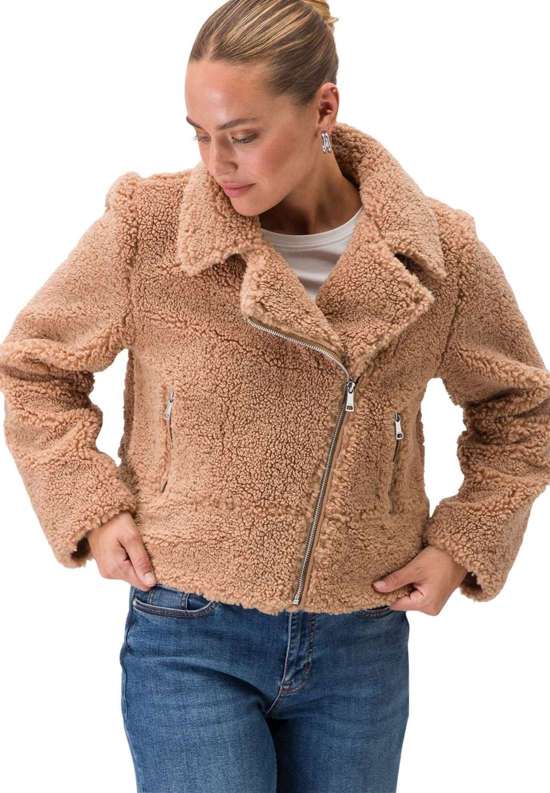 Шерстяная куртка zero Teddyjacke mit Reißverschluss