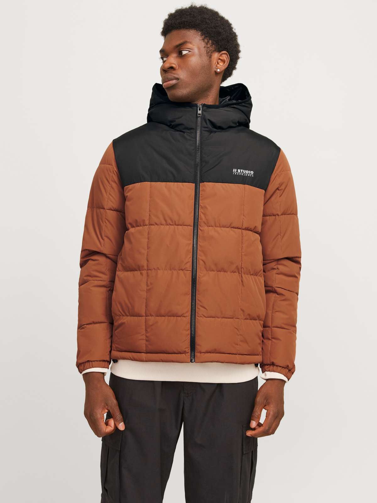Стеганая куртка с капюшоном JJBEN SQUARE HOOD JACKET