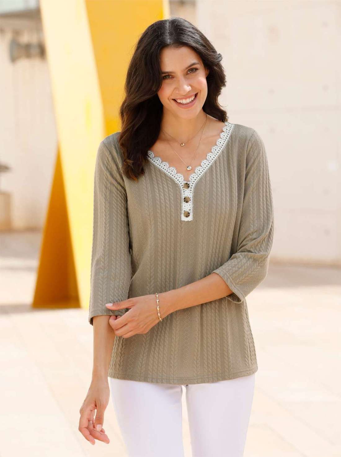 рубашка с рукавом 3/4 Shirt