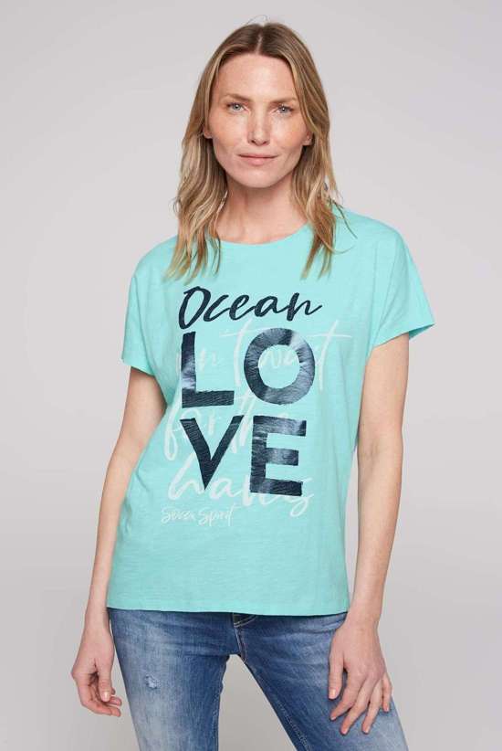 рубашка с круглым вырезом