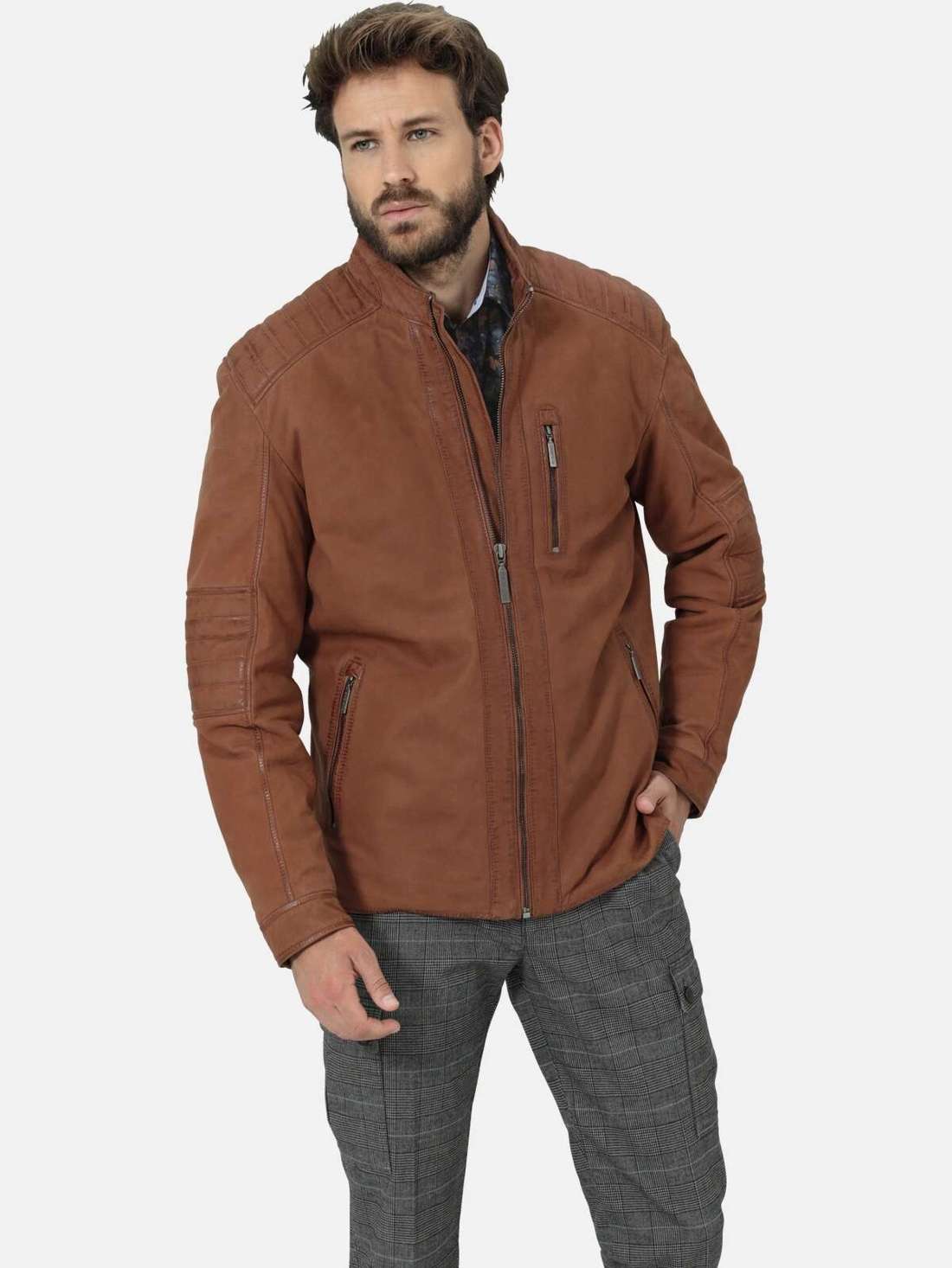 Кожаная куртка Lederjacke SORENTELLO