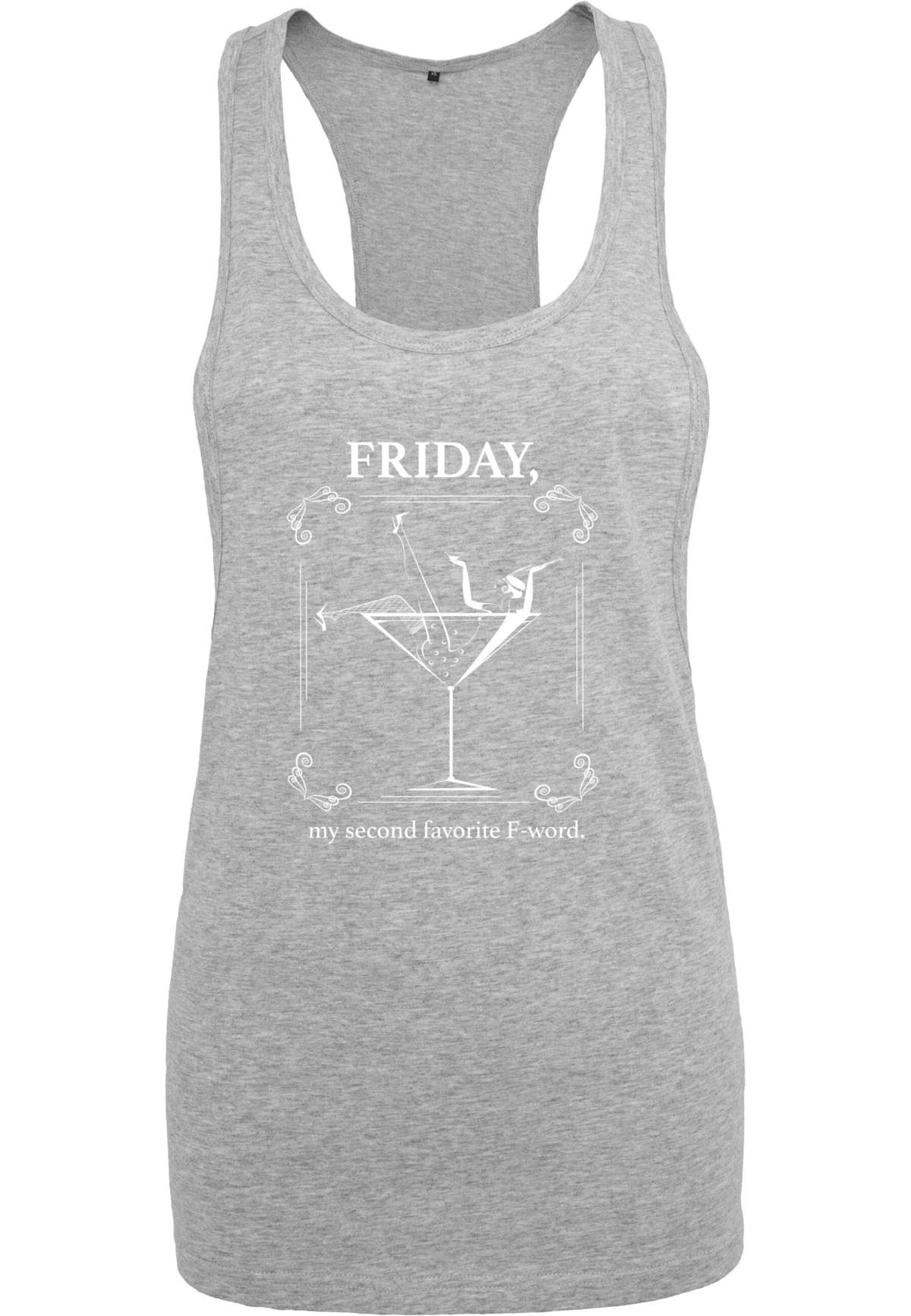 Мышечная рубашка Damen Ladies F-Word Tee