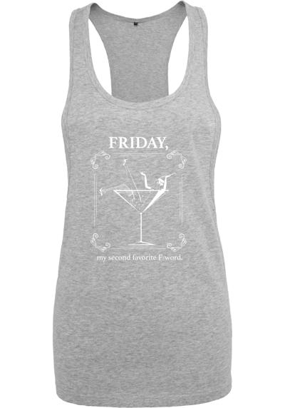 Мышечная рубашка Damen Ladies F-Word Tee