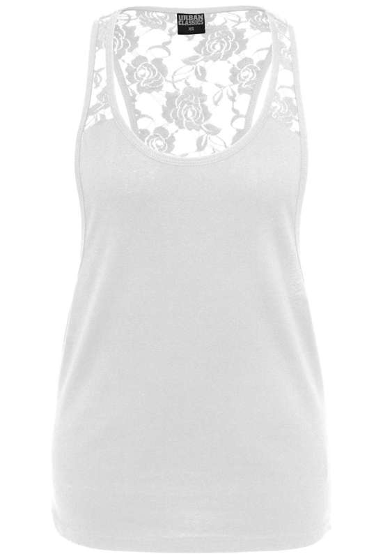 Мышечная рубашка Urban Classics Damen Ladies Flower Laces Loose Tank