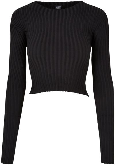 Свитер с круглым вырезом Urban Classics Damen Ladies Short Rib Knit Twisted Back Sweater
