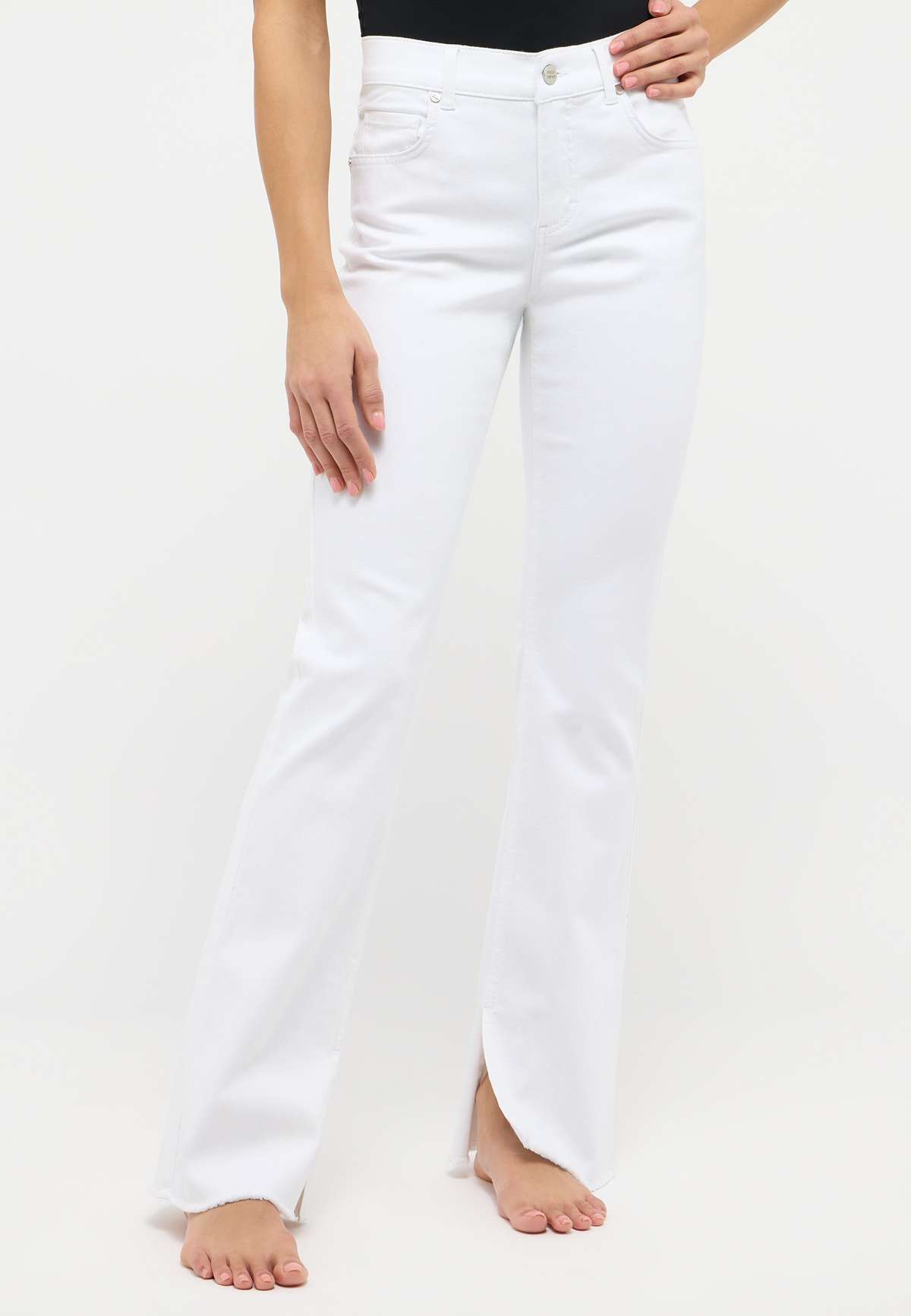 Джинсы Bootcut LENI SLIT FRINGE