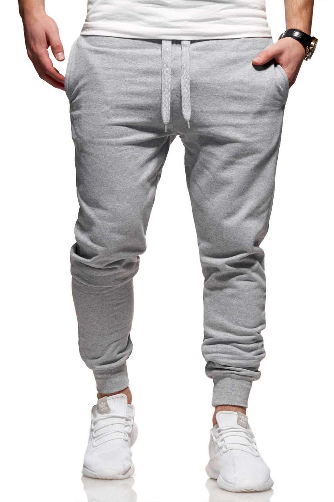 Спортивные штаны с манжетами на концах штанин. RYAN