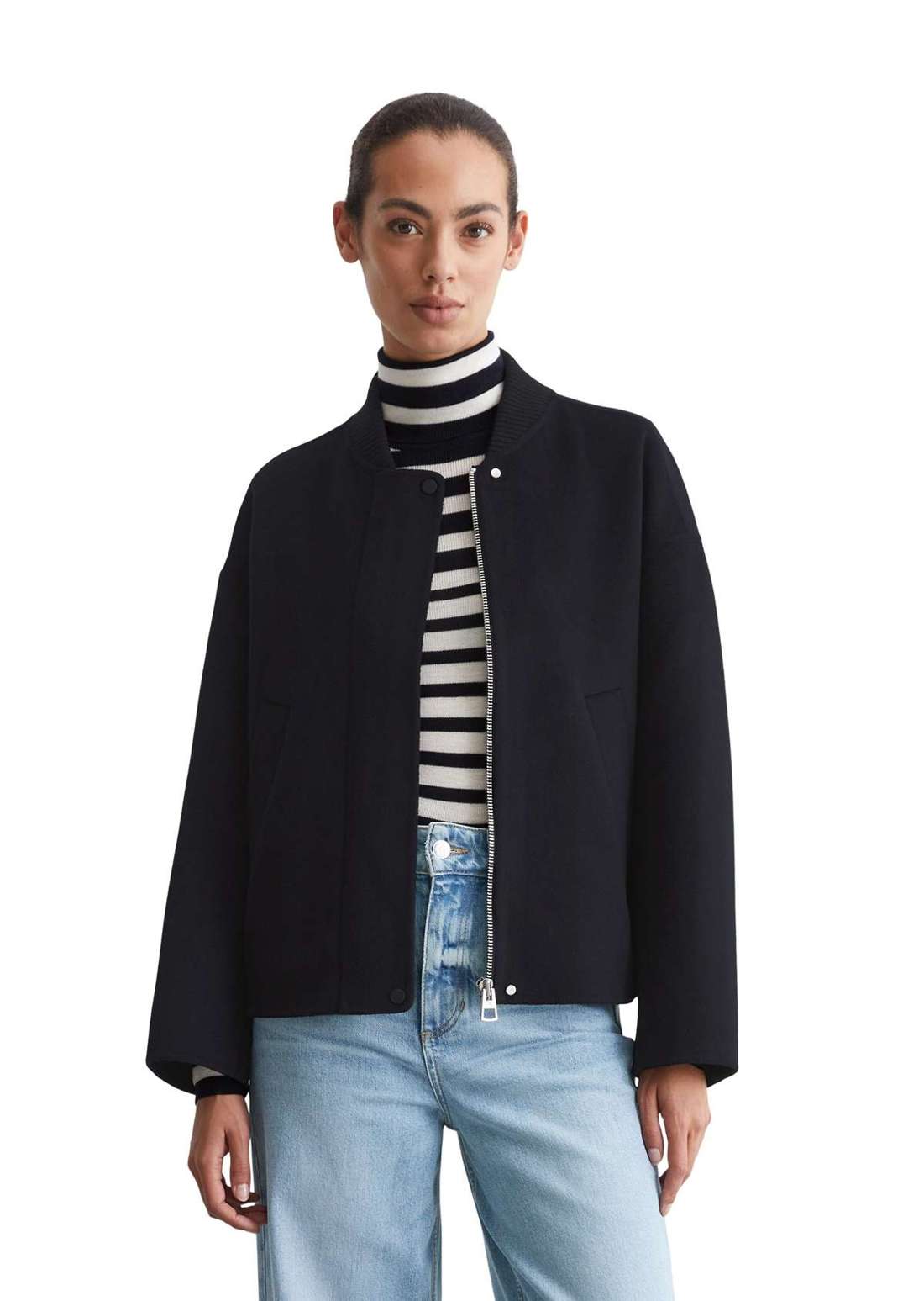 Уличная куртка aus recyceltem Wolle-Mix